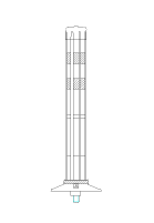 ロードポスト HG　TYPE-C<br>可変式（１本脚）