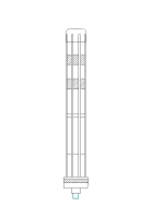 ロードポスト HG　TYPE-D<br>可変式小径台座（１本脚）