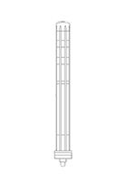 ロードポスト TYPE-D<br>景観配慮 可変式小径台座（１本脚）