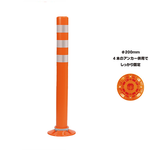CIRCLE POST TYPE-B(貼付式アンカー併用型)